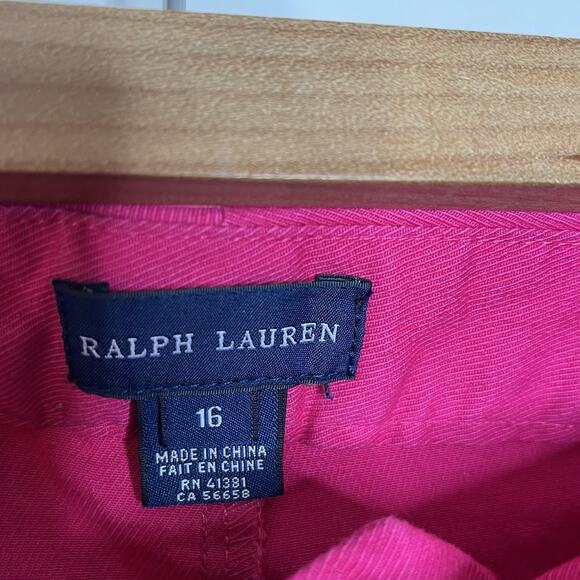 Ralph Lauren Girls Riding Pants Pink Size 16 Jodhpurs Breeches Equestrian - Picture 6 of 9